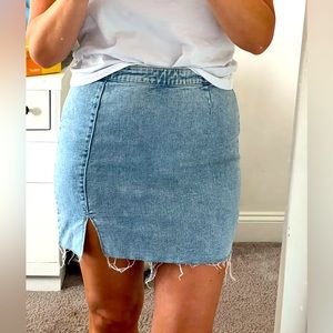 Denim skirt